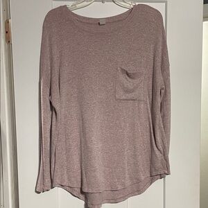 Old Navy Dusty Pink Long Sleeve Tee